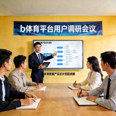 b体育平台产品总监在用户调研会议上讲解体育数据产品设计思路
