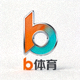 b体育平台官方标志图标，橙色与青色渐变配色