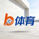 b体育平台官方标志，橙蓝配色的体育数据品牌图标